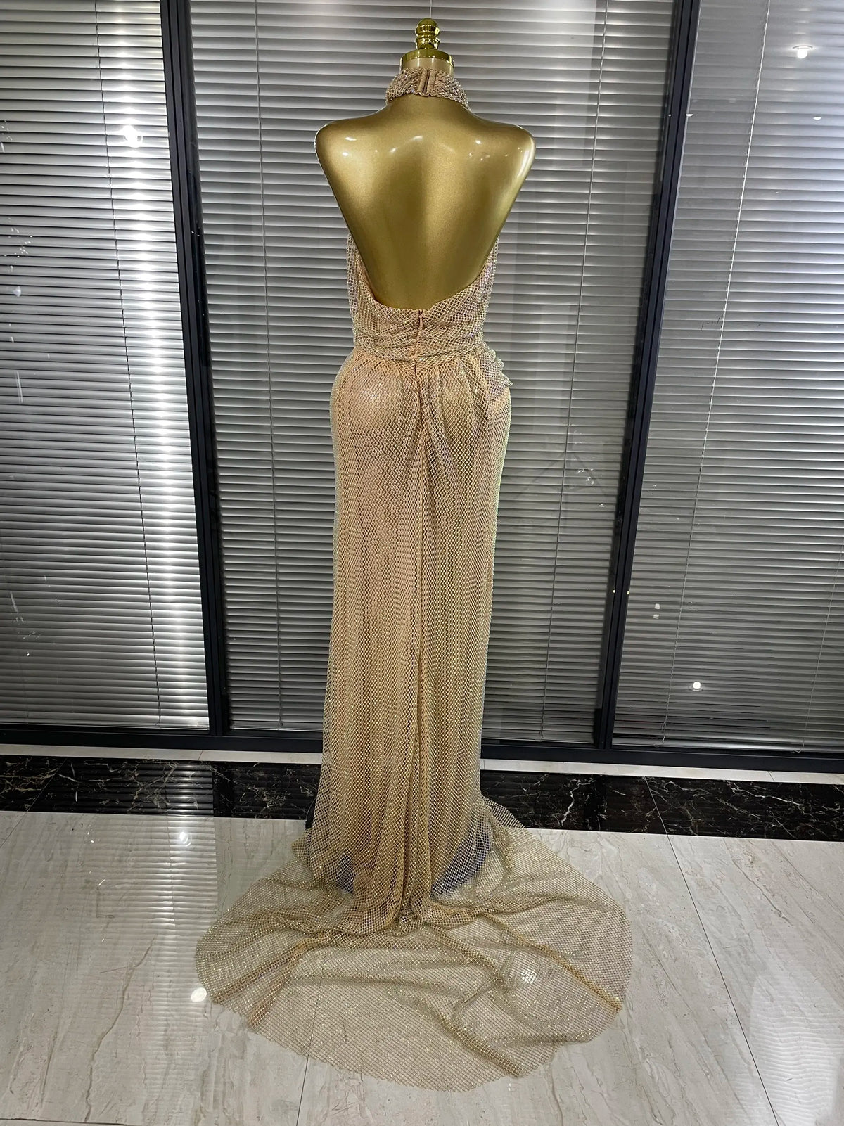MC THE BLACK DIAMOND golden color women&