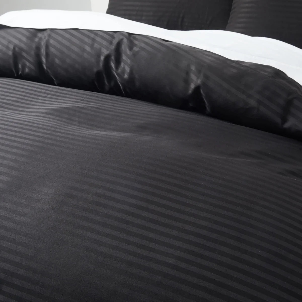 Black satin duvet cover by 𝕄𝕮 𝕋𝕙𝕖 𝔹𝕝𝕒𝕔𝕜 𝔻𝕚𝕒𝕞𝕠𝕟𝕕