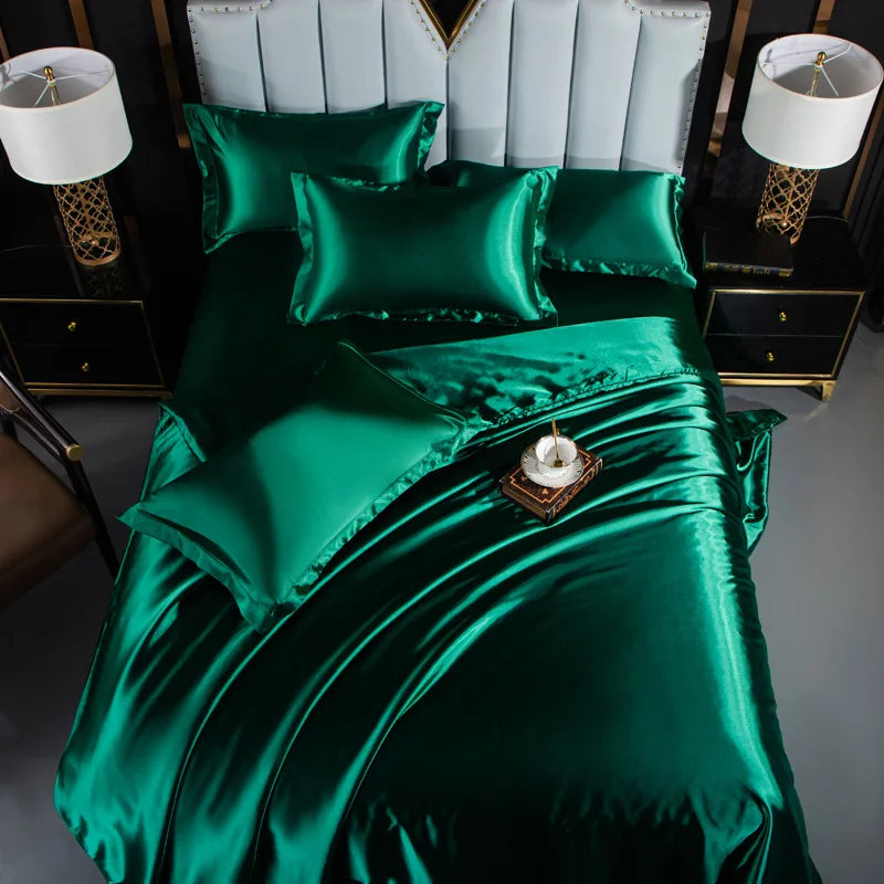 Luxurious Mulberry silk bedding set by 𝕄𝕔 𝕋𝕙𝕖 𝔹𝕝𝕒𝕔𝕜 𝔻𝕚𝕒𝕞𝕠𝕟