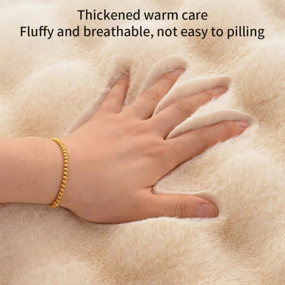 Round washable pet cushion bed with non-slip bottom, insulated dog sleeping pad from MC THE BLACK DIAMOND, ideal for cats and dogs.