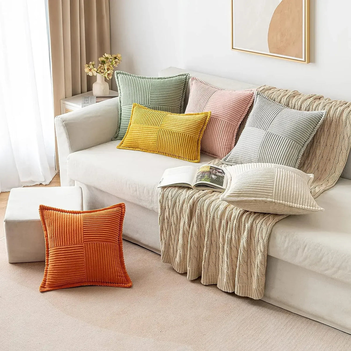 Boho striped pillow cover from ๐๐ฎ ๐๐๐ ๐น๐๐๐๐ ๐ป๐๐๐๐ ๐๏ฟฝ