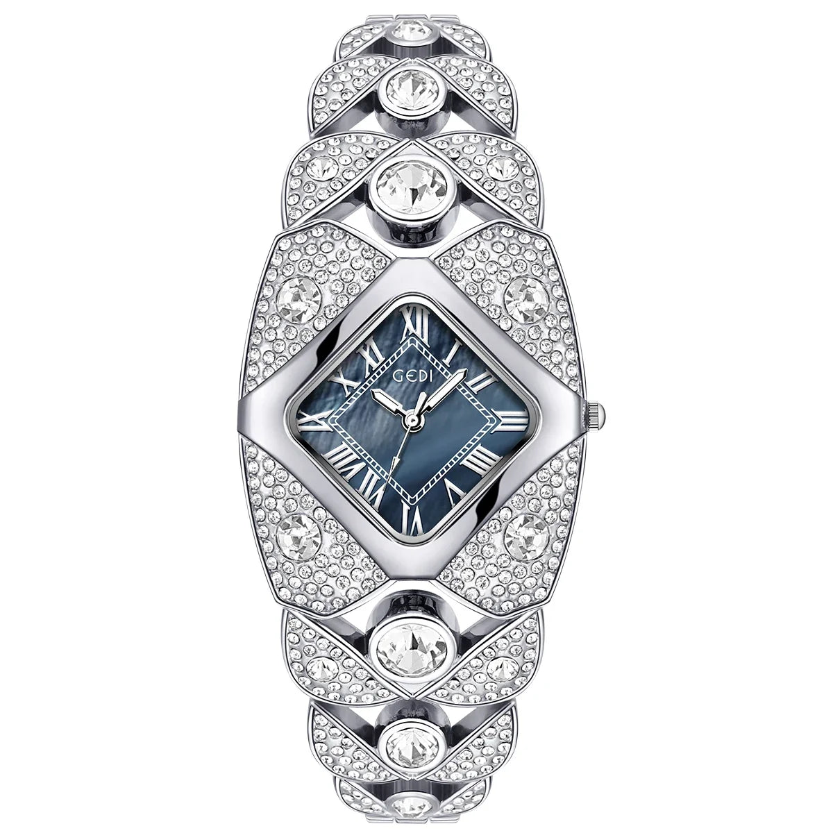 Women’s luxury brand watch with diamond-inlaid bracelet, elegant jewelry watch by 𝕄𝕔 𝕋𝕙𝕖 𝔹𝕝𝕒𝕔𝕜 𝔻𝕚𝕒�