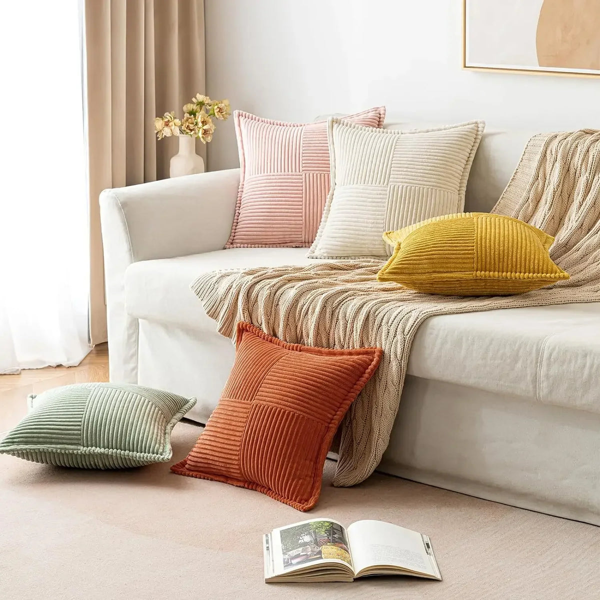 Boho striped pillow cover from ๐๐ฎ ๐๐๐ ๐น๐๐๐๐ ๐ป๐๐๐๐ ๐๏ฟฝ