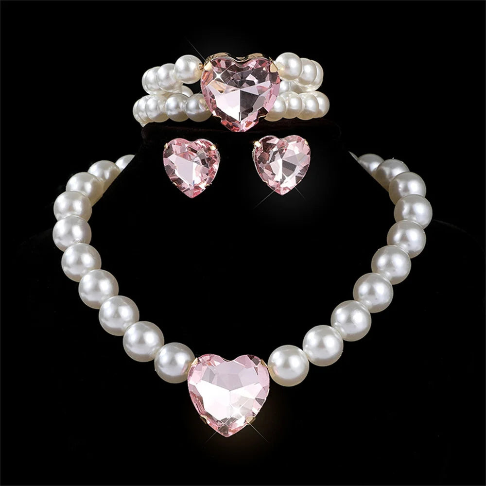 Elegant MC THE BLACK DIAMOND bridal jewelry set featuring a versatile necklace and earring ensemble for special occasions.
