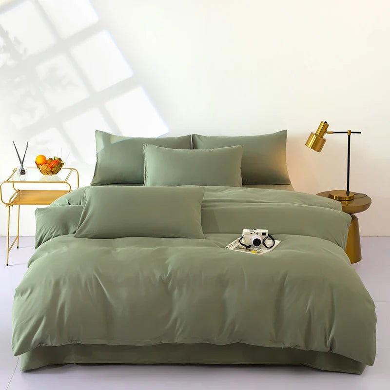 Bonenjoy solid color bedsheet set by 𝕄𝕔 𝕋𝕙𝕖 𝔹𝕝𝕒𝕔𝕜 𝔻𝕚𝕒𝕞𝕠�