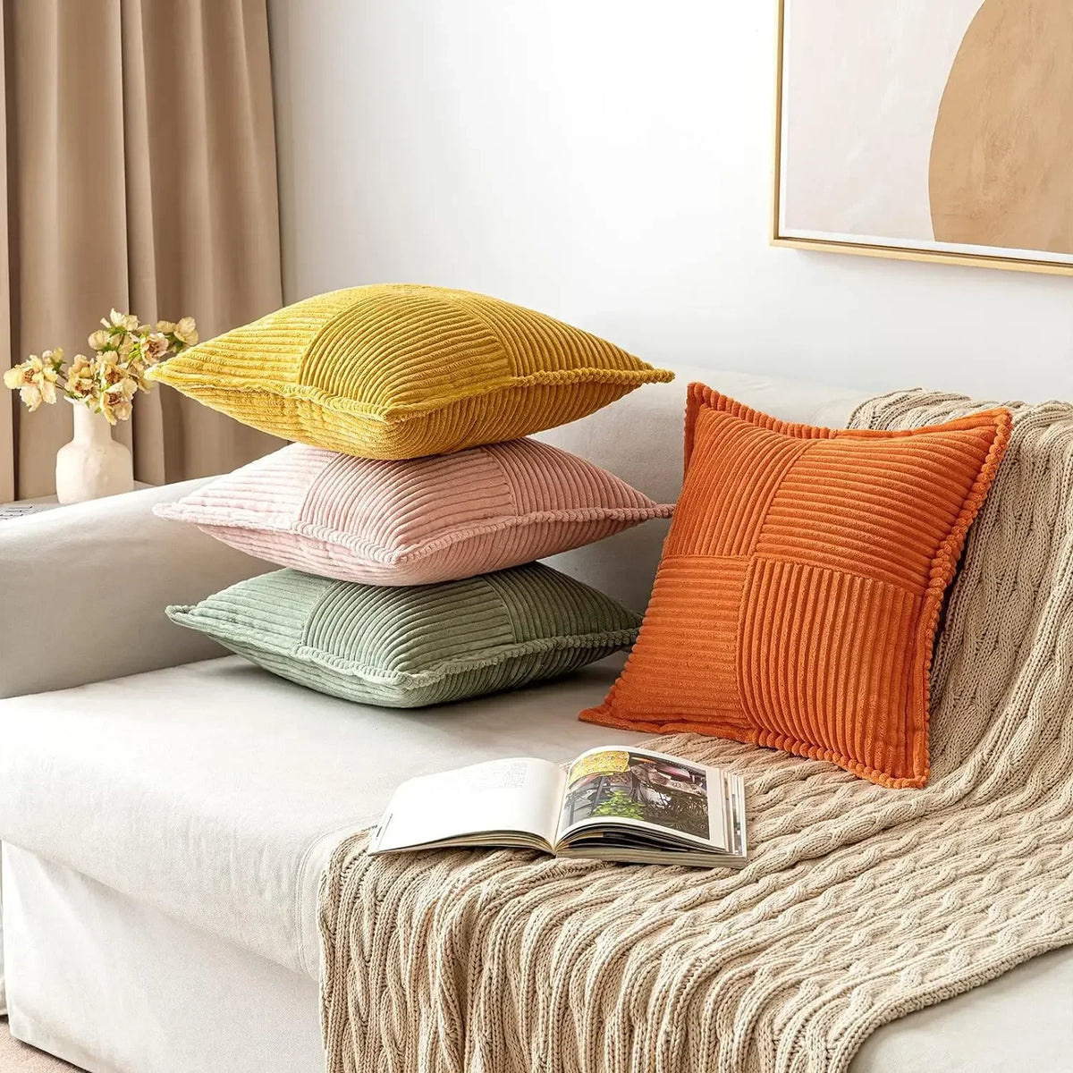 Boho striped pillow cover from ๐๐ฎ ๐๐๐ ๐น๐๐๐๐ ๐ป๐๐๐๐ ๐๏ฟฝ