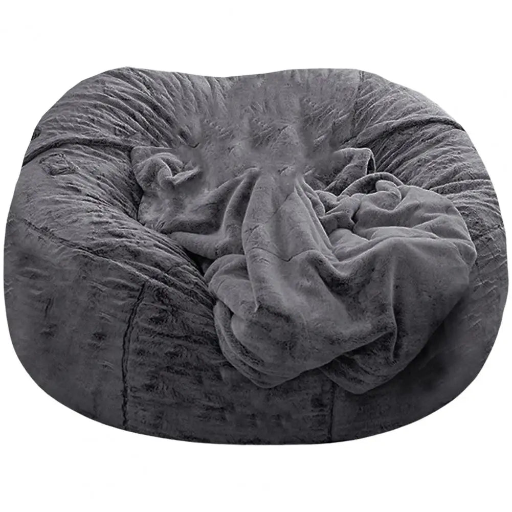 MC THE BLACK DIAMOND oversized bean bag chair cover, durable and soft fabric for comfortable seating and stylish room decor