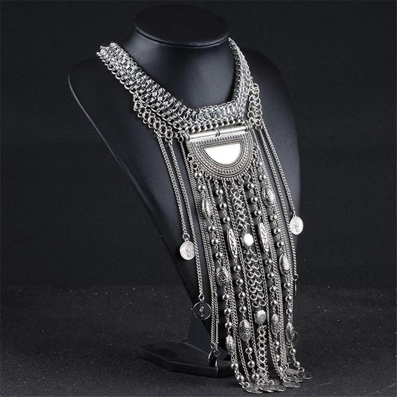 Fashion maxi boho statement necklace by 𝕄𝕔 𝕋𝕙𝕖 𝔹𝕝𝕒𝕔𝕜 𝔻𝕚𝕒𝕞𝕠𝕟�