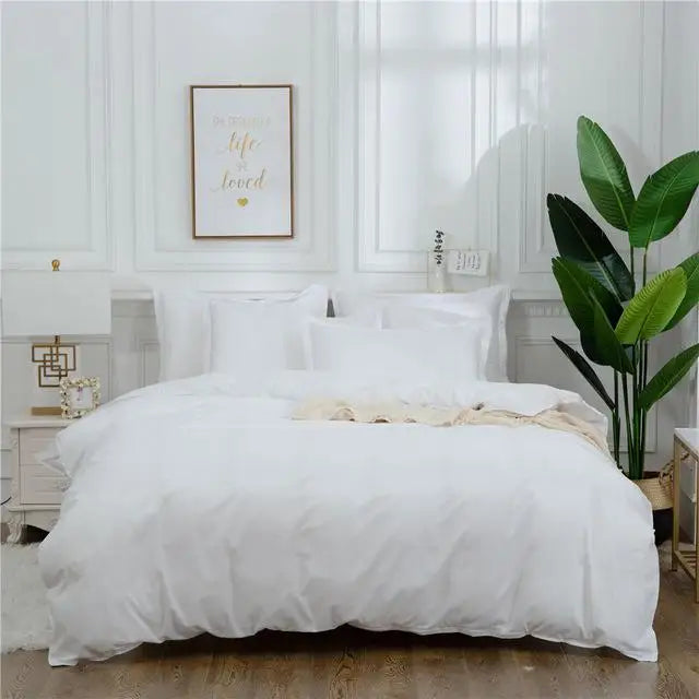 Black quilt set by MC THE BLACK DIAMOND featuring double, queen, and king size bedsheets with solid color bedding and high-quality comforter