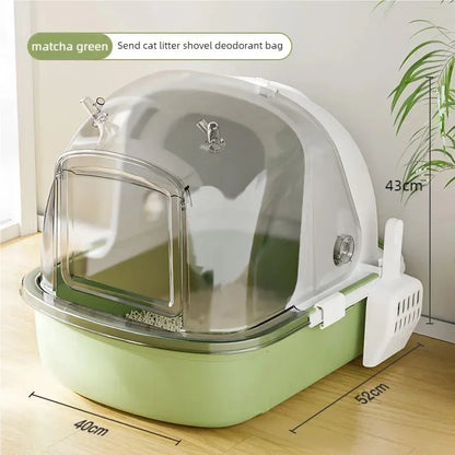 Extra-large MC THE BLACK DIAMOND cat litter box with high sides and sturdy design, suitable for large cats or multi-cat households.