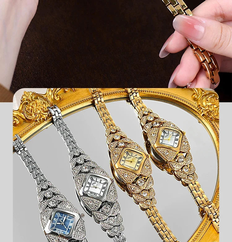 Women’s luxury bracelet watch by 𝕄𝕔 𝕋𝕙𝕖 𝔹𝕝𝕒𝕔𝕜 𝔻𝕚𝕒𝕞𝕠𝕟�