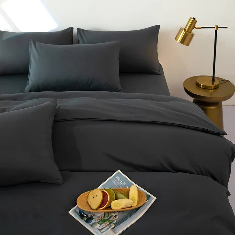 Bonenjoy solid color bedsheet set by 𝕄𝕔 𝕋𝕙𝕖 𝔹𝕝𝕒𝕔𝕜 𝔻𝕚𝕒𝕞𝕠�