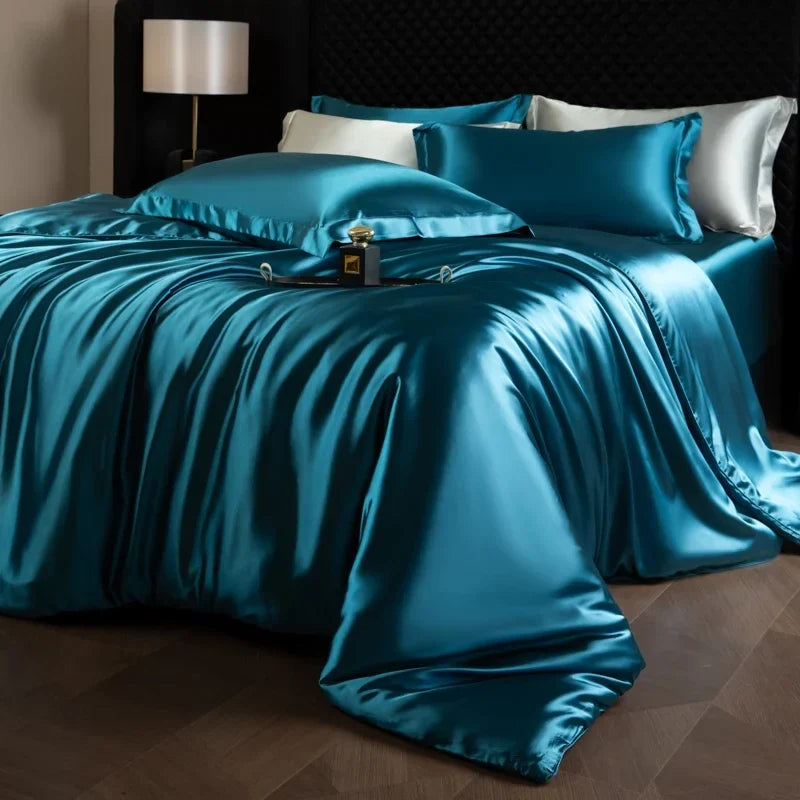 Luxury satin bedding set by 𝕄𝕔 𝕋𝕙𝕖 𝔹𝕝𝕒𝕔𝕜 𝔻𝕚𝕒𝕞𝕠𝕟𝕕