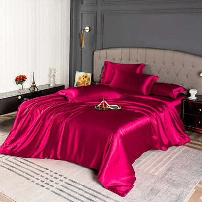 Luxury satin bedding set by 𝕄𝕔 𝕋𝕙𝕖 𝔹𝕝𝕒𝕔𝕜 𝔻𝕚𝕒𝕞𝕠𝕟𝕕
