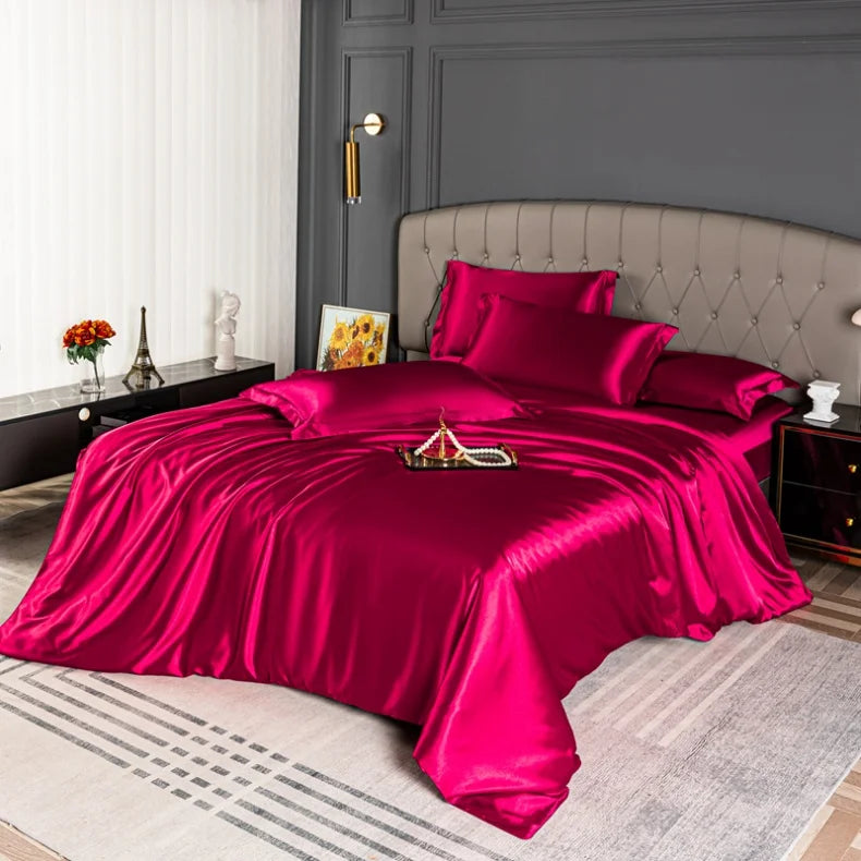 High quality satin bedding set by 𝕄𝕔 𝕋𝕙𝕖 𝔹𝕝𝕒𝕔𝕜 𝔻𝕚𝕒𝕞𝕠𝕟�