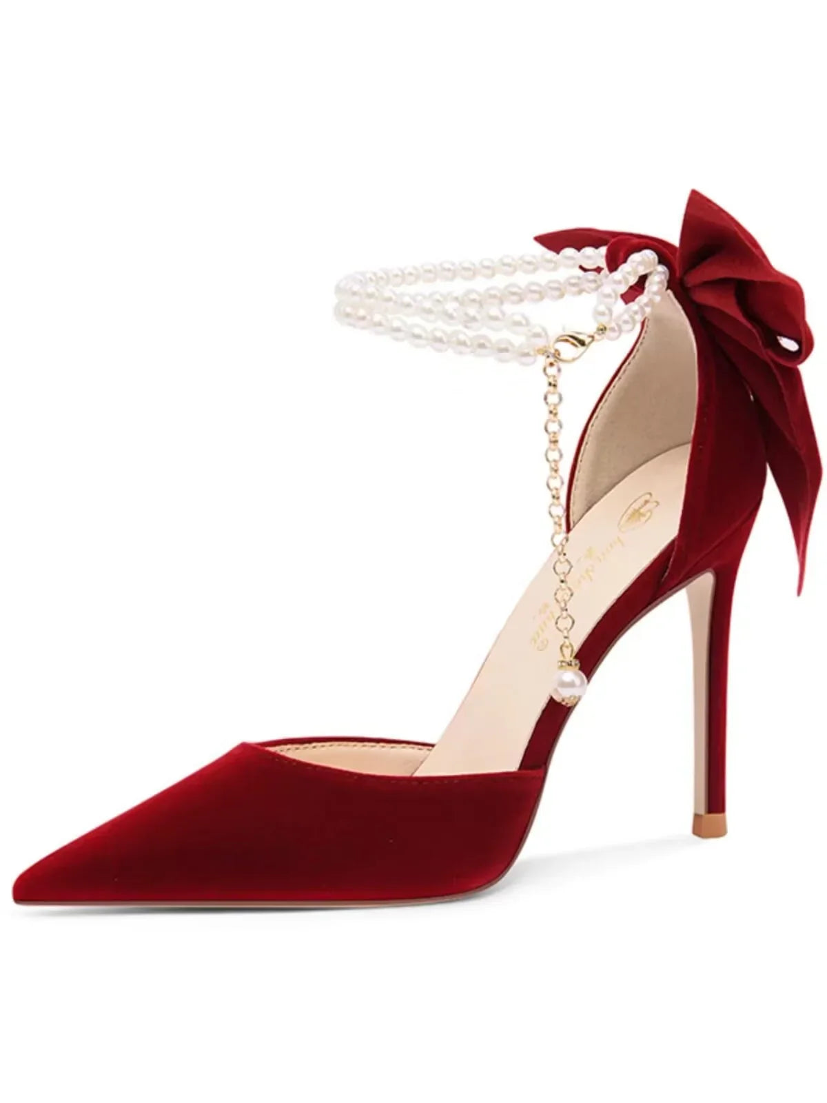 Women’s thin heel hollow sandals with pearls by 𝕄𝕔 𝕋𝕙𝕖 𝔹𝕝𝕒𝕔𝕜 𝔻𝕚𝕒𝕞𝕠�