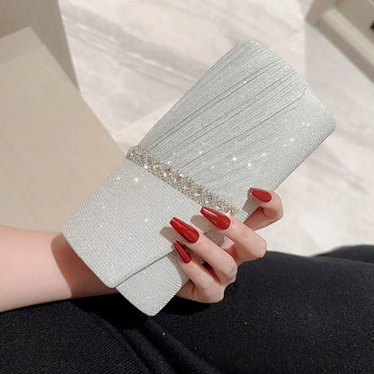 Luxury black sequins clutch bag by 𝕄𝕔 𝕋𝕙𝕖 𝔹𝕝𝕒𝕔𝕜 𝔻𝕚𝕒𝕞𝕠𝕟�