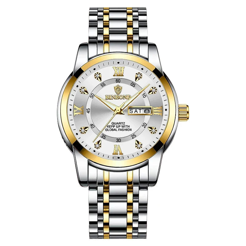 Luxury MC The Black Diamond diver watch for men, 30ATM waterproof sport watch with date display and durable design.