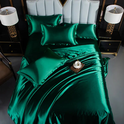 Luxurious Mulberry silk bedding set by 𝕄𝕔 𝕋𝕙𝕖 𝔹𝕝𝕒𝕔𝕜 𝔻𝕚𝕒𝕞𝕠𝕟