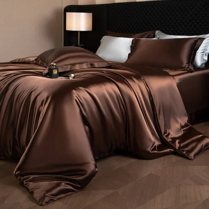 Luxury silk bedsheet set by 𝕄𝕔 𝕋𝕙𝕖 𝔹𝕝𝕒𝕔𝕜 𝔻𝕚𝕒𝕞𝕠𝕟�