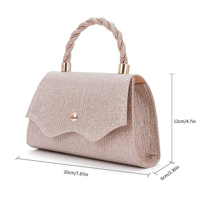 Black MC The Black Diamonds fashion handbag with a sleek single-shoulder design, perfect for weddings, parties, or dinners.