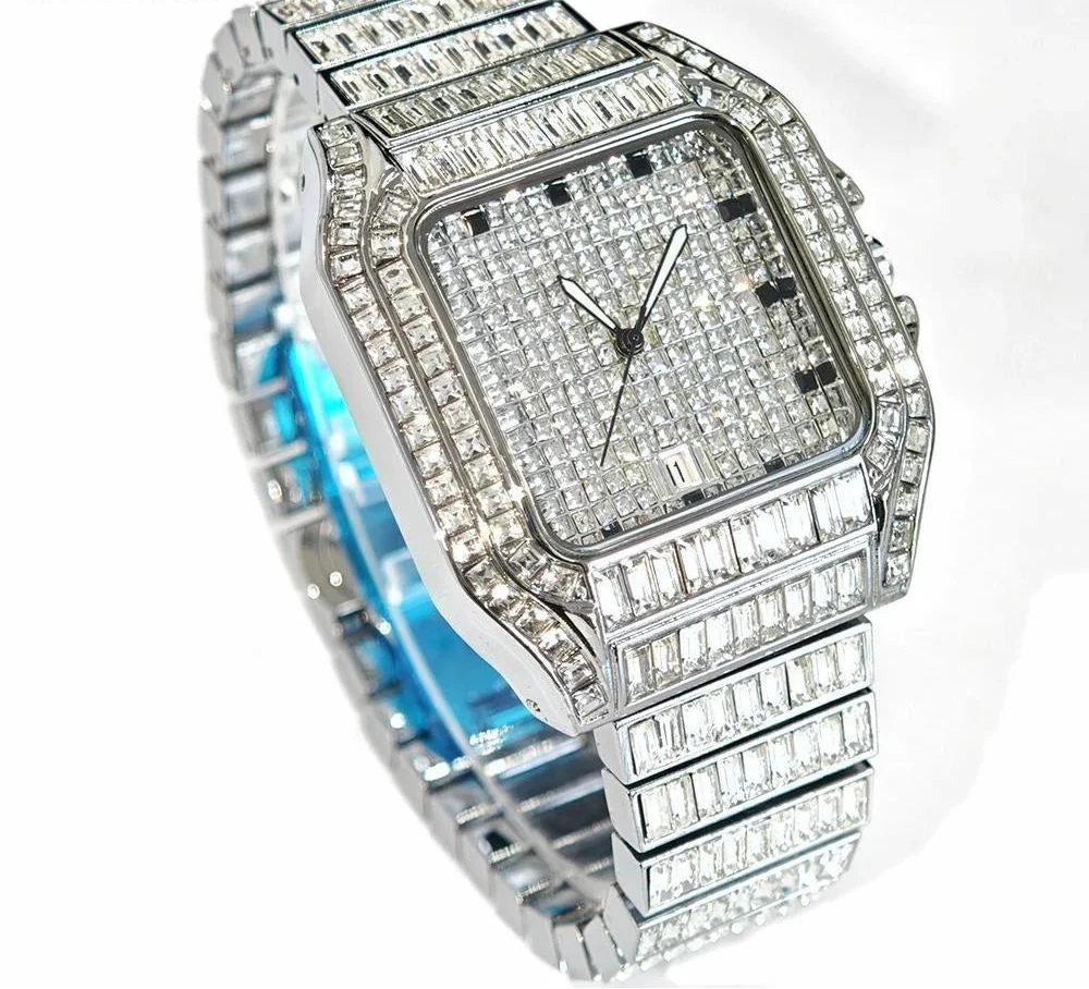 Luxury MC THE BLACK DIAMOND rose gold stainless steel men&