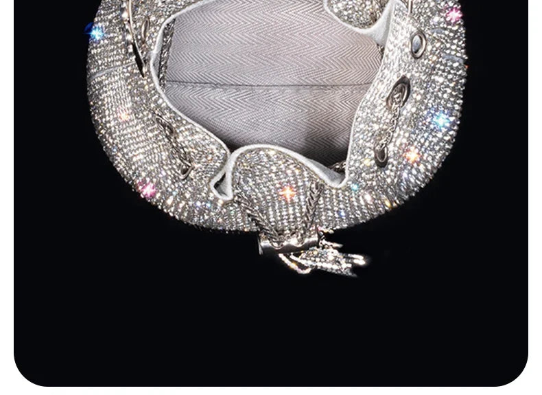 Luxury diamond evening bag by 𝕄𝕔 𝕋𝕙𝕖 𝔹𝕝𝕒𝕔𝕜 𝔻𝕚𝕒𝕞𝕠𝕟𝕕