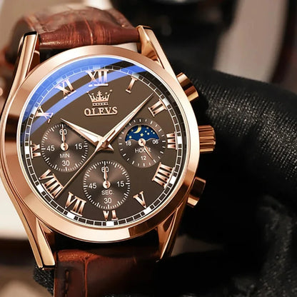 Mohammad Collection OLEVS Moon Phase men&