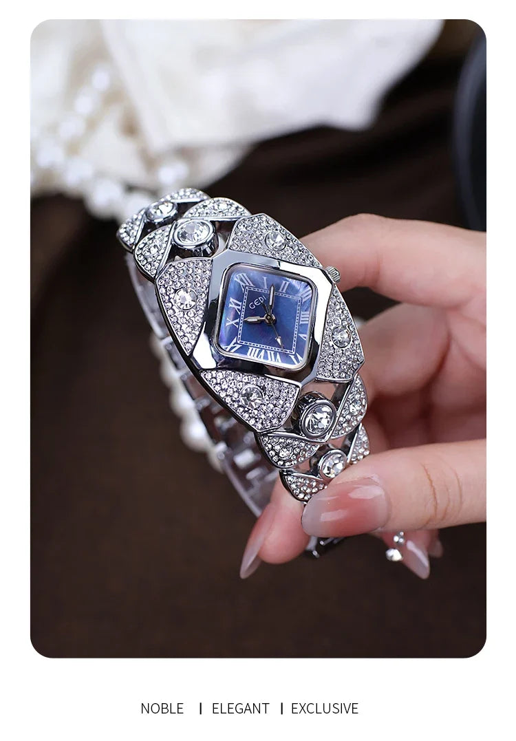 Women’s luxury bracelet watch by 𝕄𝕔 𝕋𝕙𝕖 𝔹𝕝𝕒𝕔𝕜 𝔻𝕚𝕒𝕞𝕠𝕟�