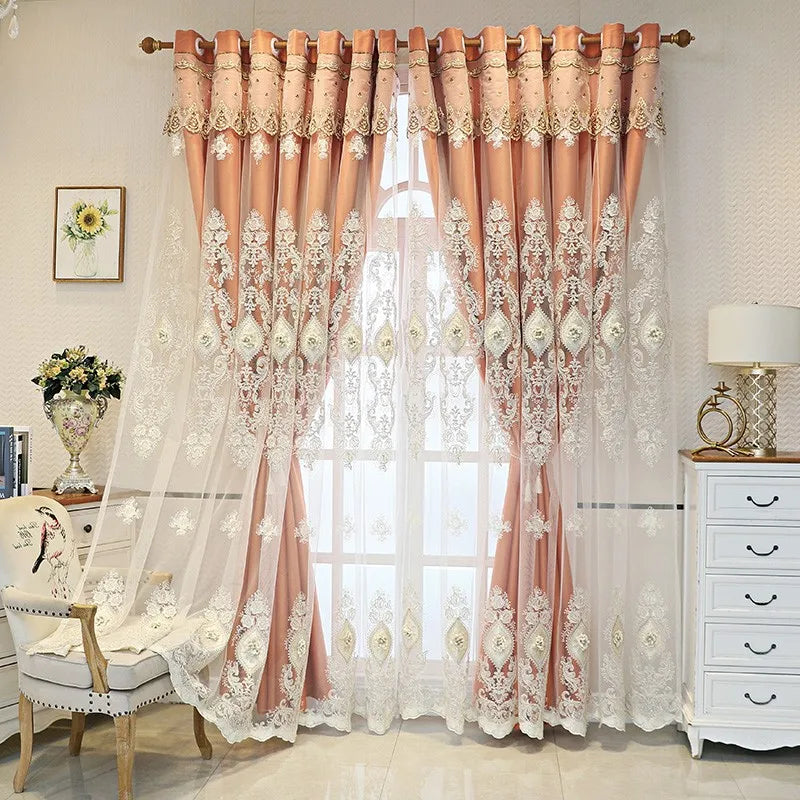 Luxury vintage-style embroidered curtains by 𝕄𝕔 𝕋𝕙𝕖 𝔹𝕝𝕒𝕔𝕜 𝔻𝕚𝕒𝕞𝕠𝕟�