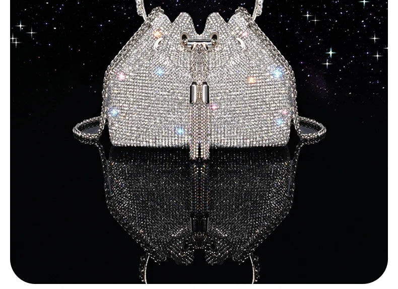 Luxury diamond evening bag by 𝕄𝕔 𝕋𝕙𝕖 𝔹𝕝𝕒𝕔𝕜 𝔻𝕚𝕒𝕞𝕠𝕟𝕕