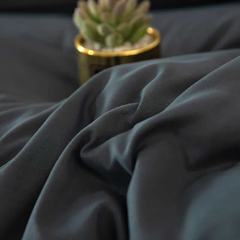 Bonenjoy solid color bedsheet set by 𝕄𝕔 𝕋𝕙𝕖 𝔹𝕝𝕒𝕔𝕜 𝔻𝕚𝕒𝕞𝕠�