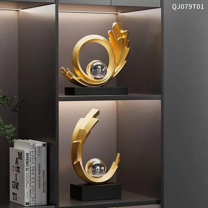 Decorative MC THE BLACK DIAMOND figurines for wine cabinets and TV stands, adding stylish accent to your decor.