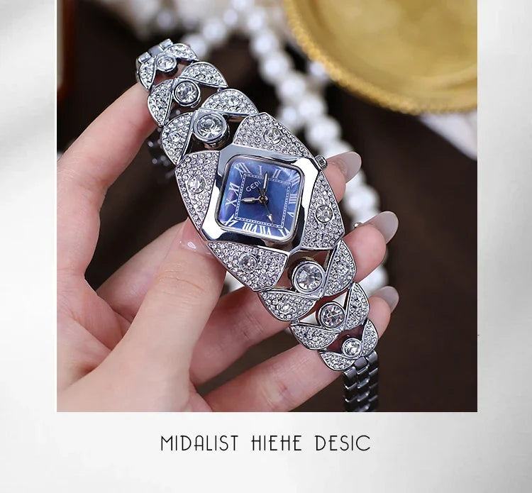 Women’s luxury bracelet watch by 𝕄𝕔 𝕋𝕙𝕖 𝔹𝕝𝕒𝕔𝕜 𝔻𝕚𝕒𝕞𝕠𝕟�