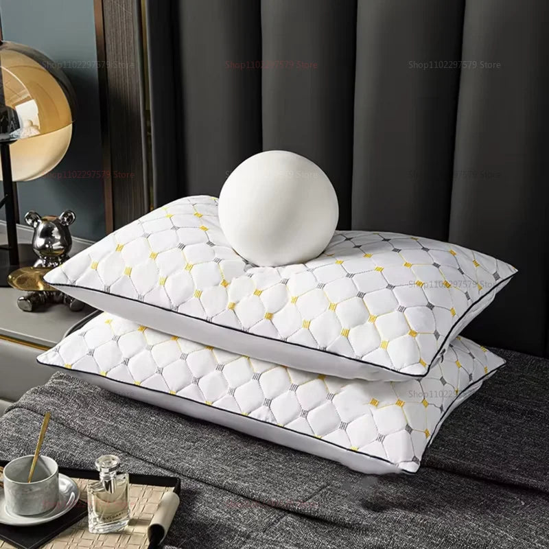 Soft white polyester pillow insert for adults, rectangular bedding core by 𝕄𝕔 𝕋𝕙𝕖 𝔹𝕝𝕒𝕔𝕜 𝔻𝕚𝕒𝕞�