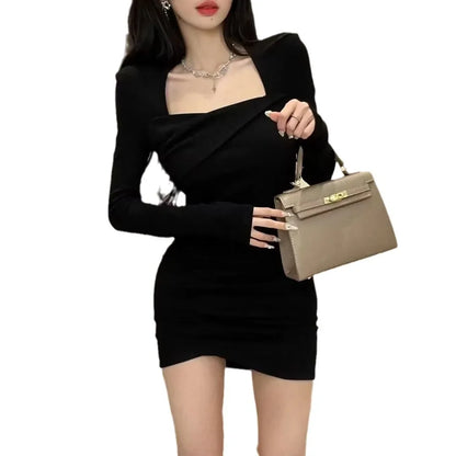 Elegant mini dress from Mohammand Collection, perfect for spring and summer, featuring a high-end, stylish design.