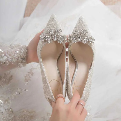 Silver high heels from 𝕄𝕔 𝕋𝕙𝕖 𝔹𝕝𝕒𝕔𝕜 𝔻𝕚𝕒𝕞𝕠𝕟𝕕�