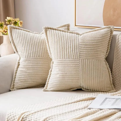 Boho striped pillow covers by 𝕄𝕮 𝕋𝕙𝕖 𝔹𝕝𝕒𝕔𝕜 𝔻𝕚𝕒𝕞𝕠𝕟�