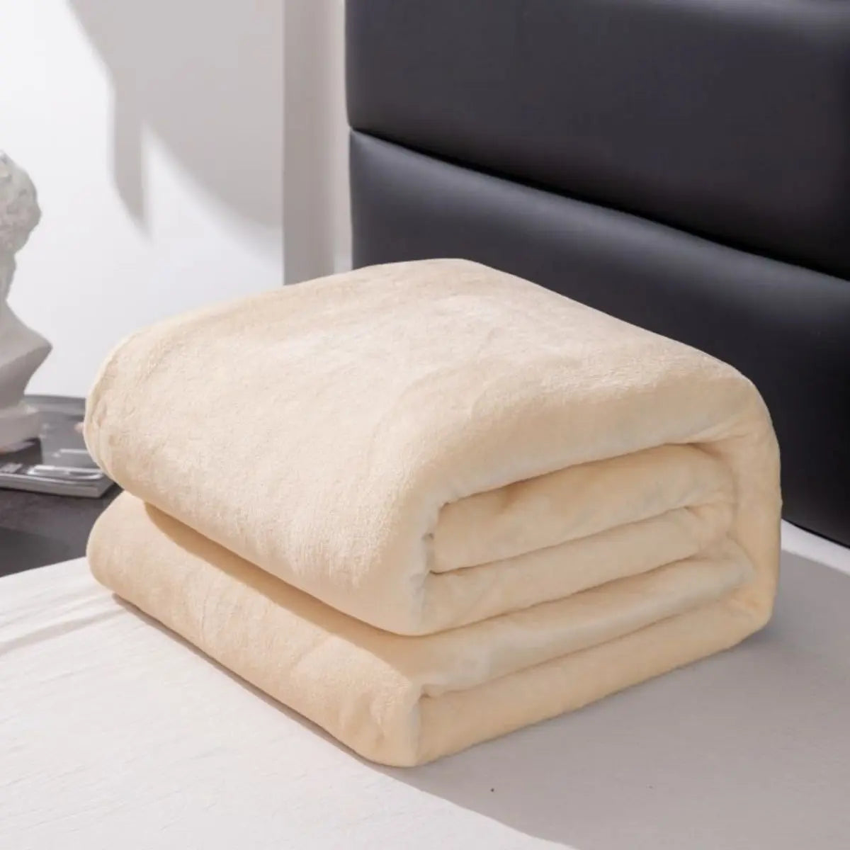 Solid color fleece blanket from 𝕄𝕮 𝕋𝕙𝕖 𝔹𝕝𝕒𝕔𝕜 𝔻𝕚𝕒𝕞𝕠𝕟𝕕
