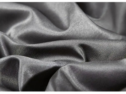 European ice rayon bed skirt from MC THE BLACK DIAMOND, elegant summer home decor bedding set with soft, flowing fabric.