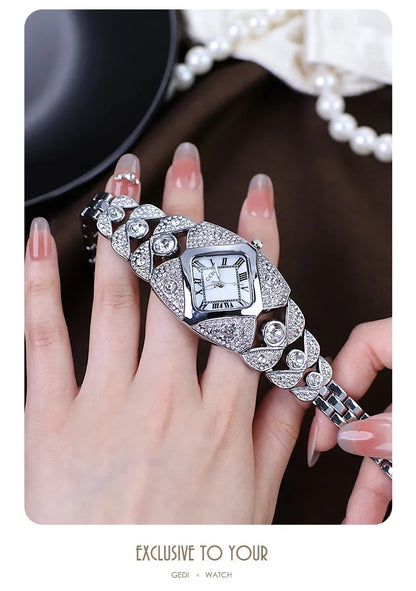 Women’s luxury bracelet watch by 𝕄𝕔 𝕋𝕙𝕖 𝔹𝕝𝕒𝕔𝕜 𝔻𝕚𝕒𝕞𝕠𝕟�