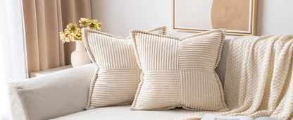 Boho striped decorative pillow cover by 𝕄𝕮 𝕋𝕙𝕖 𝔹𝕝𝕒𝕔𝕜 𝔻𝕚𝕒𝕞𝕠𝕟�