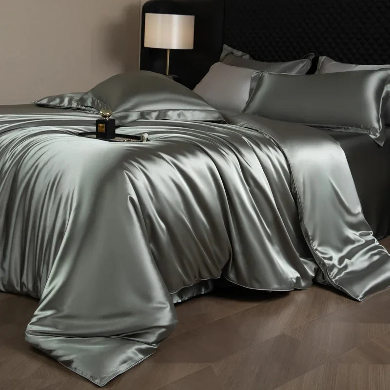 Luxury silk bed sheets set by 𝕄𝕔 𝕋𝕙𝕖 𝔹𝕝𝕒𝕔𝕜 𝔻𝕚𝕒𝕞𝕠𝕟�
