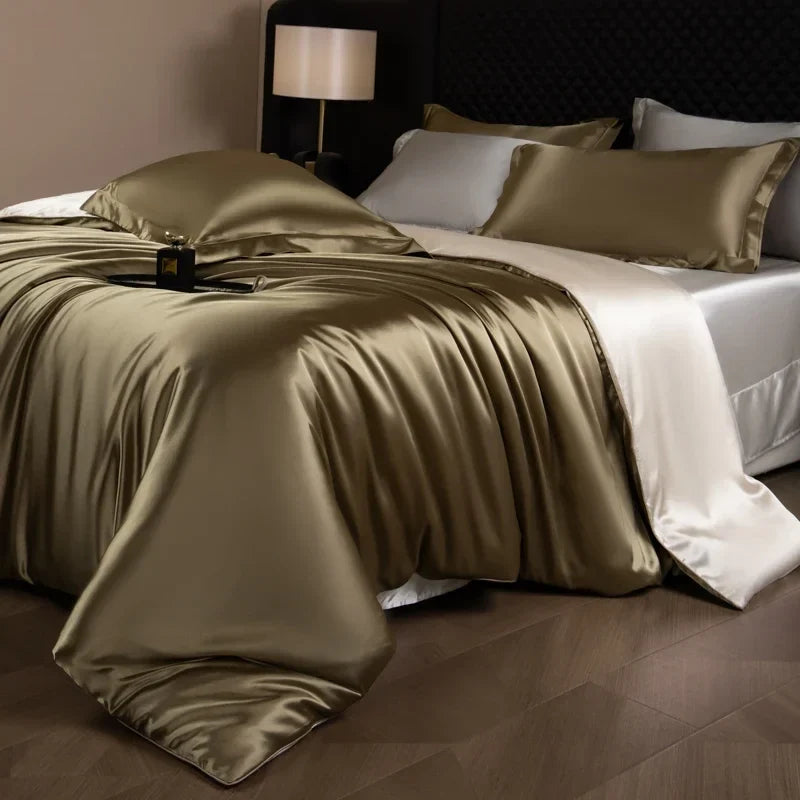 Luxury silk bed sheets set by 𝕄𝕔 𝕋𝕙𝕖 𝔹𝕝𝕒𝕔𝕜 𝔻𝕚𝕒𝕞𝕠𝕟�