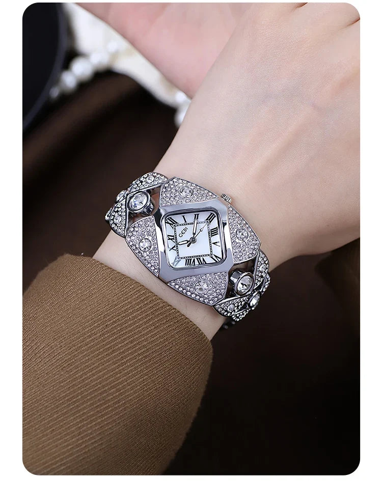 Women’s luxury bracelet watch by 𝕄𝕔 𝕋𝕙𝕖 𝔹𝕝𝕒𝕔𝕜 𝔻𝕚𝕒𝕞𝕠𝕟�