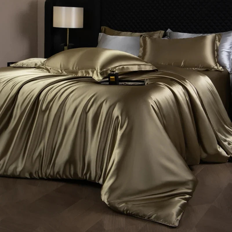 Luxury satin bedding set by 𝕄𝕔 𝕋𝕙𝕖 𝔹𝕝𝕒𝕔𝕜 𝔻𝕚𝕒𝕞𝕠𝕟𝕕