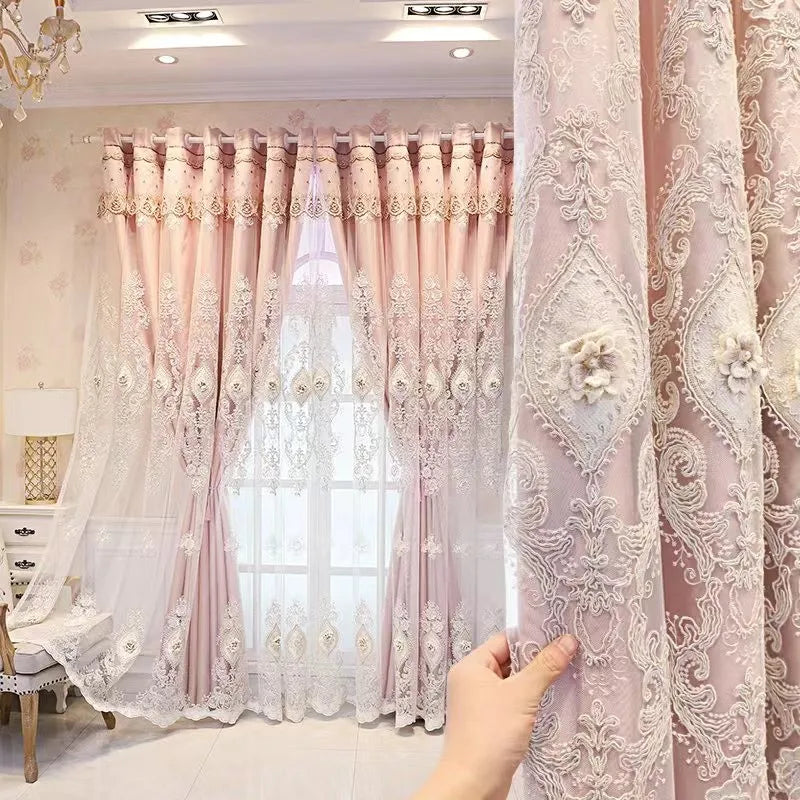 Luxury vintage-style embroidered curtains by 𝕄𝕔 𝕋𝕙𝕖 𝔹𝕝𝕒𝕔𝕜 𝔻𝕚𝕒𝕞𝕠𝕟�