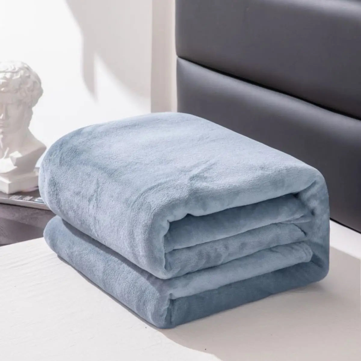 Solid color fleece blanket from 𝕄𝕔 𝕋𝕙𝕖 𝔹𝕝𝕒𝕔𝕜 𝔻𝕚𝕒𝕞𝕠𝕟𝕕