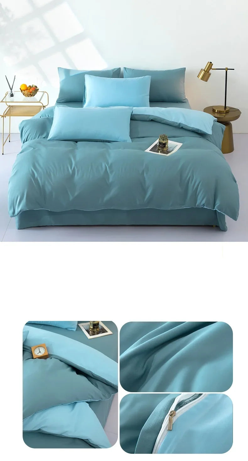 Bonenjoy solid color bedsheet set by 𝕄𝕔 𝕋𝕙𝕖 𝔹𝕝𝕒𝕔𝕜 𝔻𝕚𝕒𝕞𝕠�