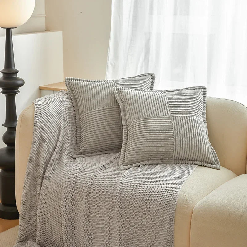 Boho striped pillow cover by 𝕄𝕮 𝕋𝕙𝕖 𝔹𝕝𝕒𝕔𝕜 𝔻𝕚𝕒𝕞𝕠𝕟�